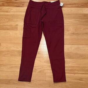 Maurices Deep Red Jogger Pants